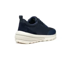 Sneakers blu da Donna con zeppa e suola traspirante Geox