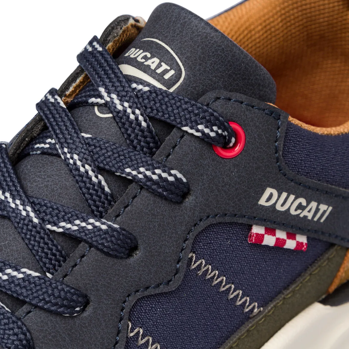 Sneakers blu da ragazzo Ducati