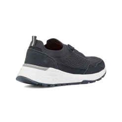 Sneakers blu da Uomo con lacci elastici e dettagli traforati Lumberjack