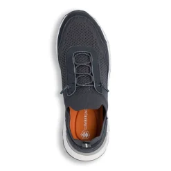 Sneakers blu da Uomo con lacci elastici e dettagli traforati Lumberjack