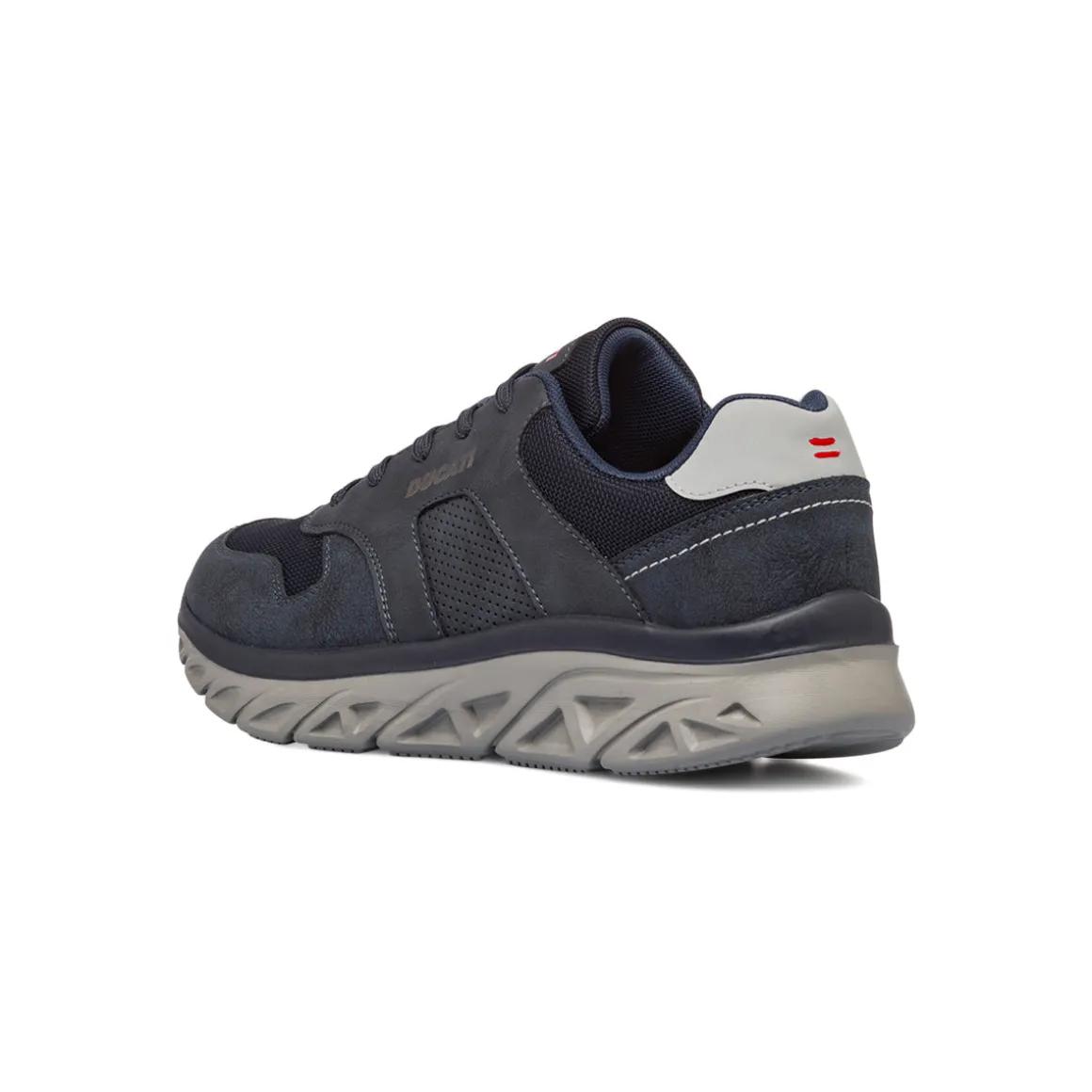 Sneakers blu da uomo con inserti in tessuto Ducati