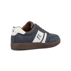 Sneakers blu da Uomo con inserti marroni Navigare