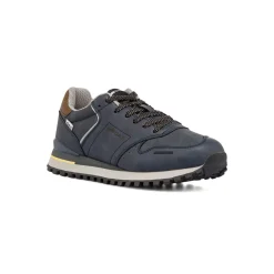 Sneakers blu da uomo con logo Gas Alba