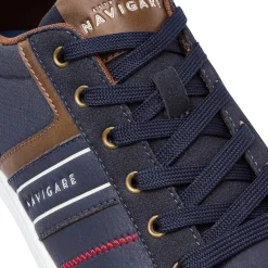 Sneakers blu da Uomo con inserti in contrasto Navigare