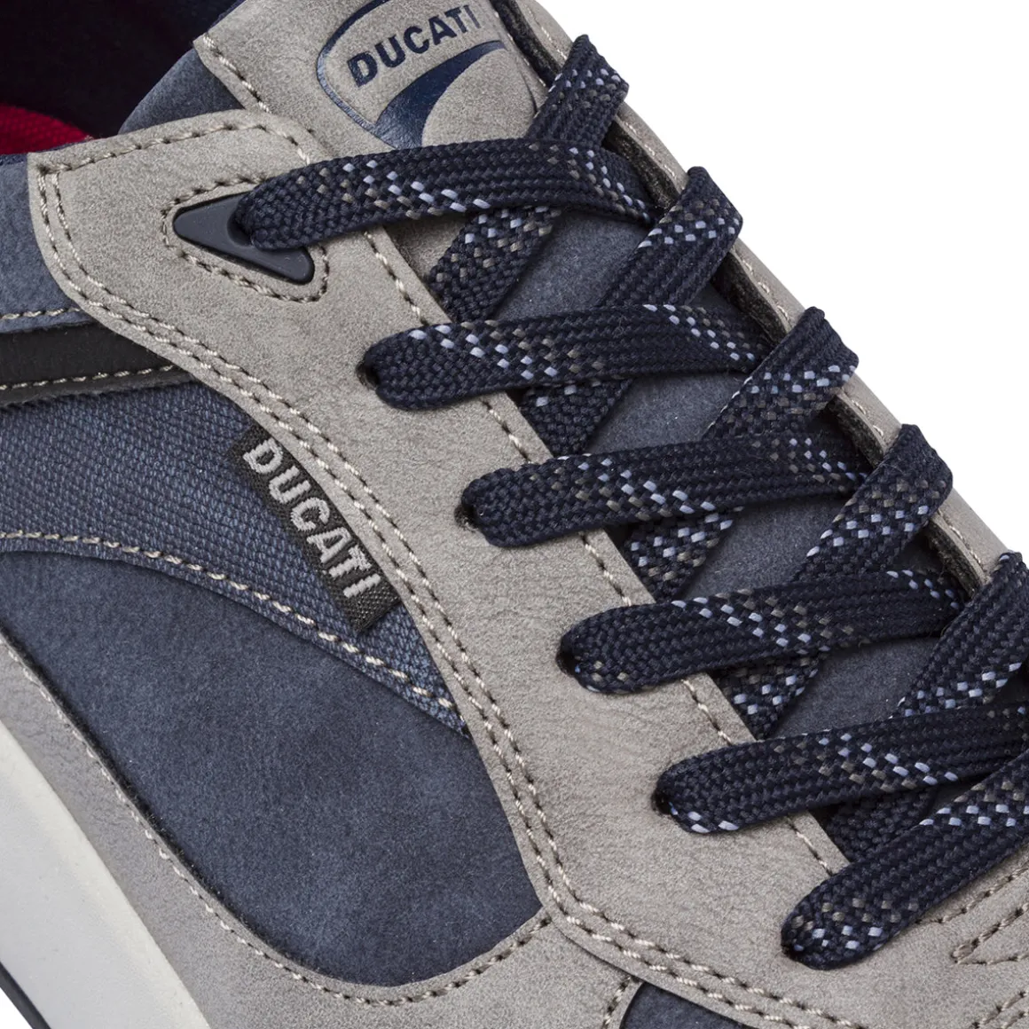 Sneakers blu da Uomo con dettagli Grigi Ducati