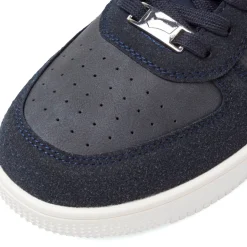 Sneakers blu da Uomo con inserti in tessuto Gas