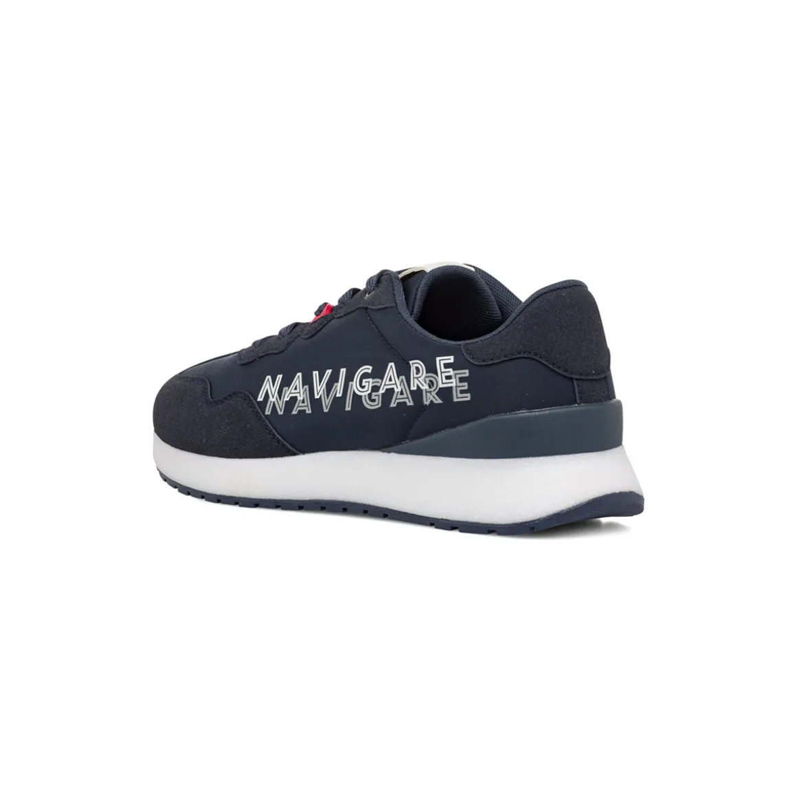 Sneakers blu da Uomo con Maxi Logo laterale Navigare