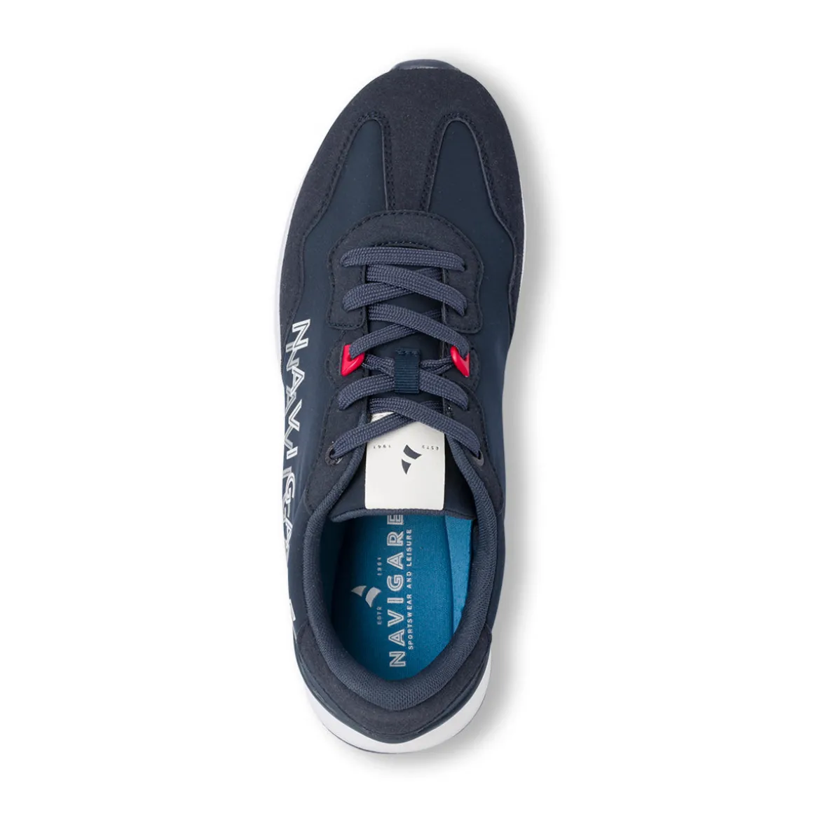 Sneakers blu da Uomo con Maxi Logo laterale Navigare