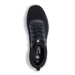 Sneakers Blu da Uomo in tessuto traforato e logo Lumberjack