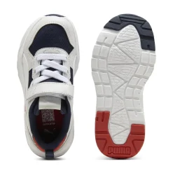 Sneakers blu e bianche da Bambino con strappo Puma Trinity 2