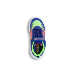 Sneakers blu e giallo fluo da Ragazzo con luci Skechers Flex Glow Ultra