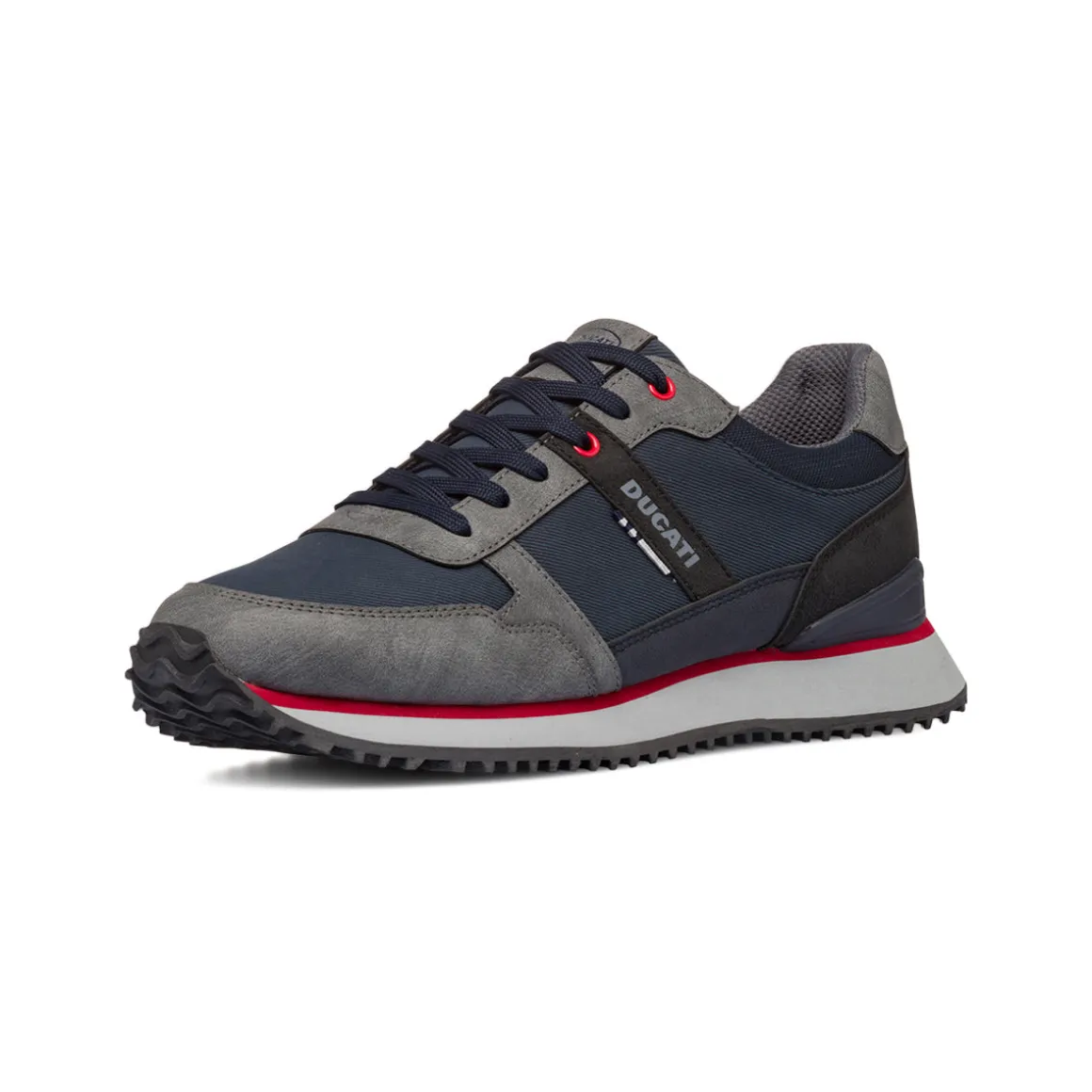 Sneakers blu e grigie da uomo Ducati