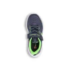 Sneakers blu e verde con strappo da Bambino Tonino Lamborghini