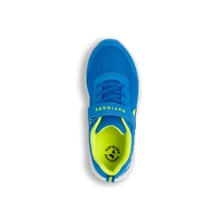 Sneakers blu e verde da Ragazzo con chiusura a strappo Navigare