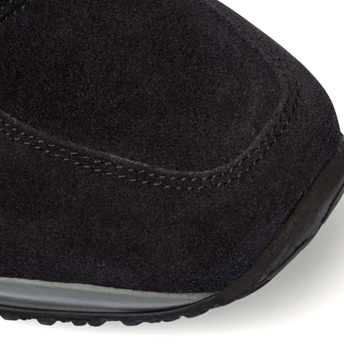 Sneakers blu in pelle scamosciata da uomo Primopiano