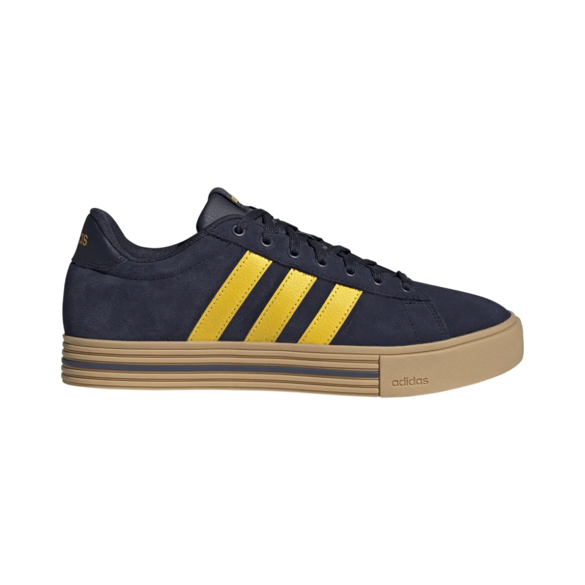 Sneakers blu navy da Uomo con strisce gialle DAILY 4.0 adidas