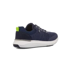 Sneakers blu navy da uomo in pelle Lumberjack Neil