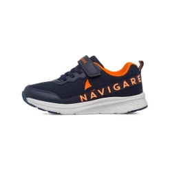 Sneakers blu navy e arancioni da Ragazzo Navigare