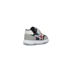 Sneakers blu primi passi con dettagli grigi Birilli&Monelli