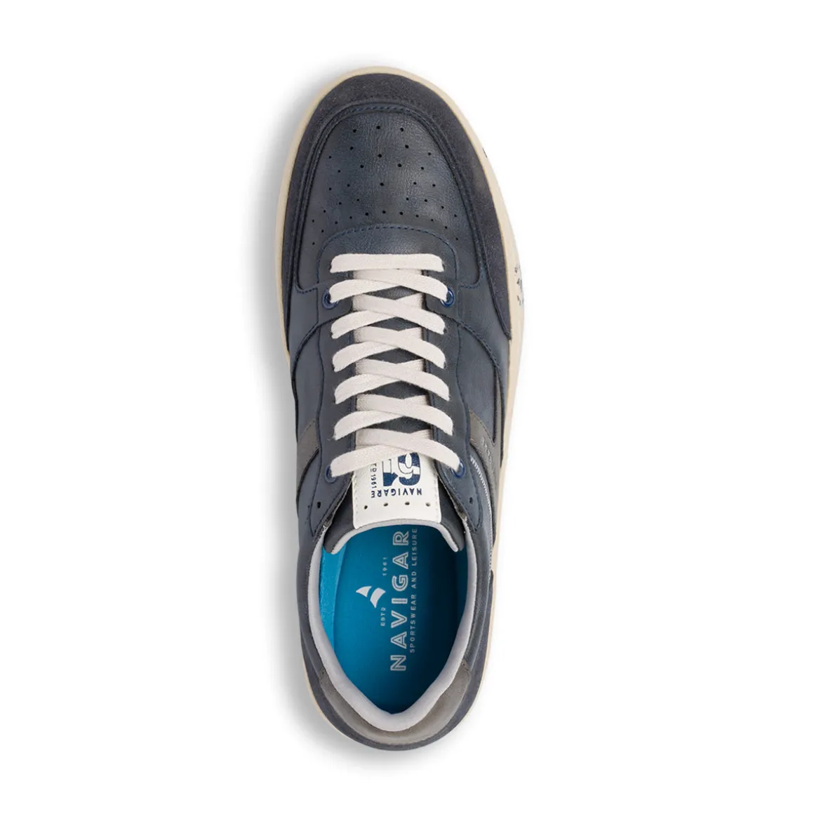 Sneakers blu uomo Navigare casual dallo stile sportivo e urbano