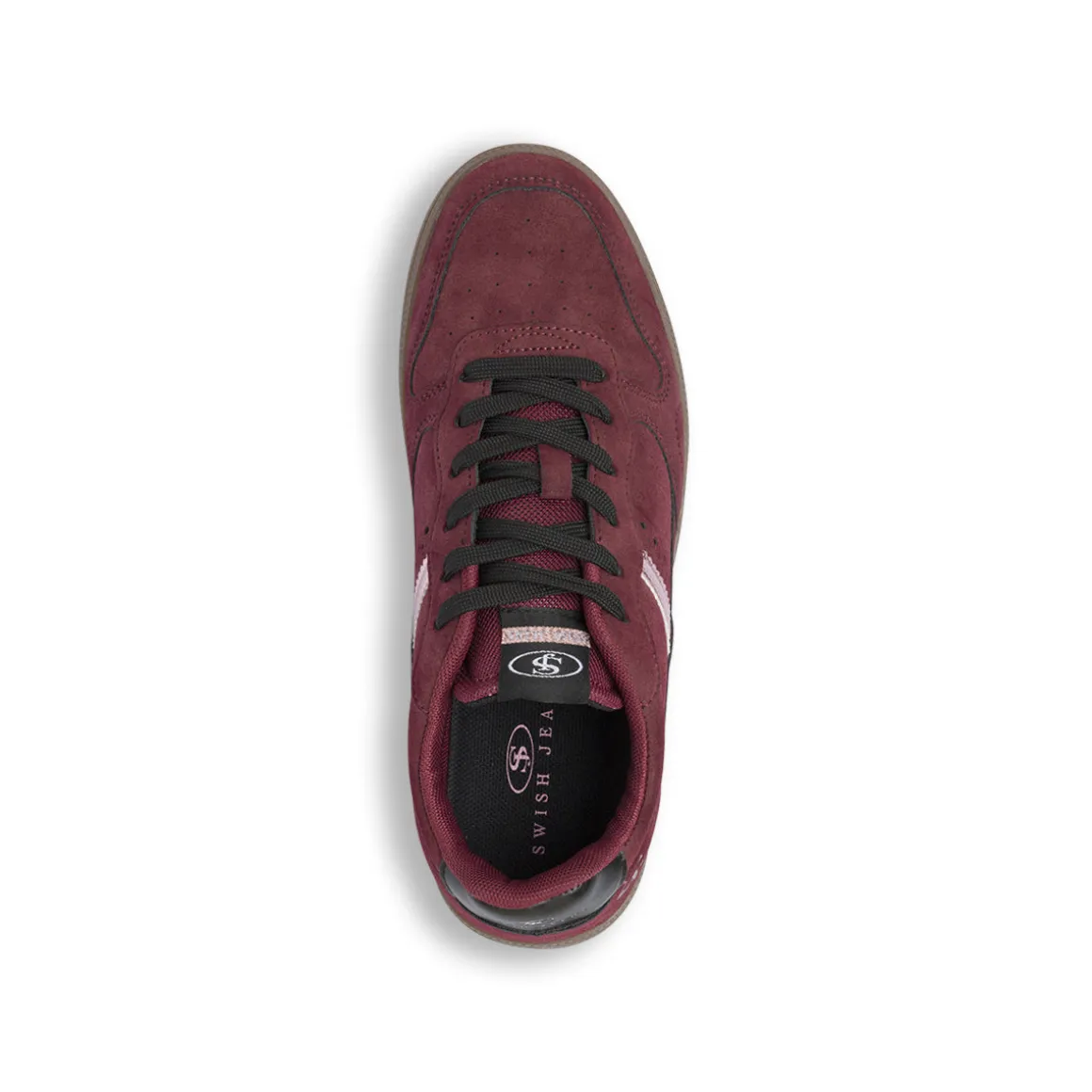 Sneakers Bordeaux da Donna in suede Swish Jeans