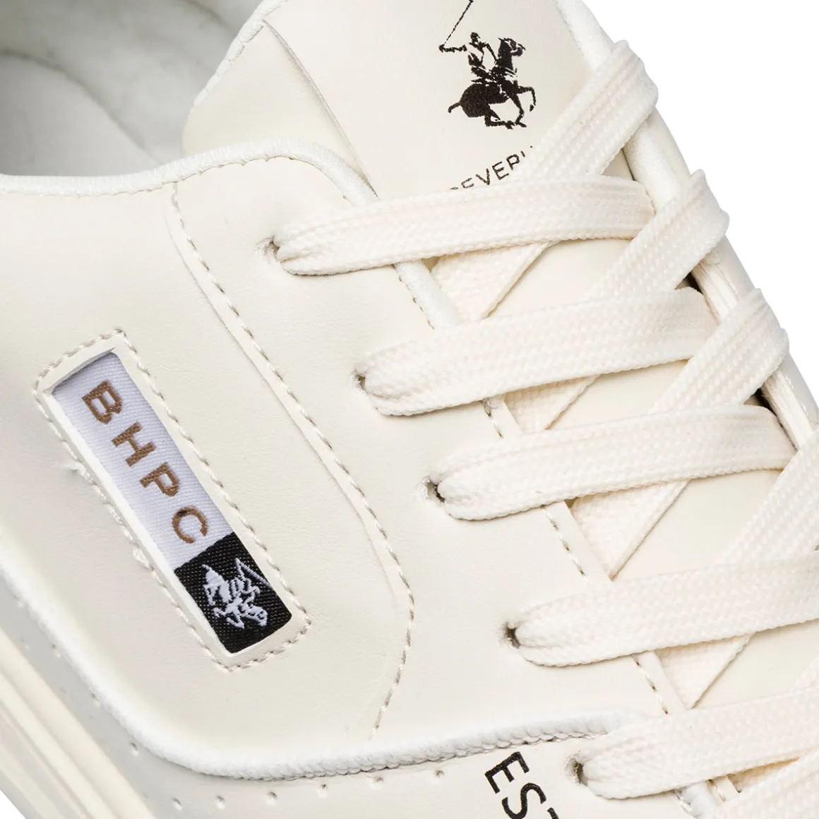 Sneakers casual bianco off-white da uomo Beverly Hills Polo Club