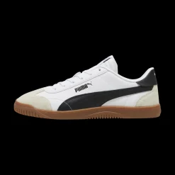 Sneakers casual da donna bianche e nere Puma Club 5v5