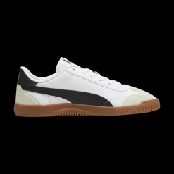 Sneakers casual da donna bianche e nere Puma Club 5v5