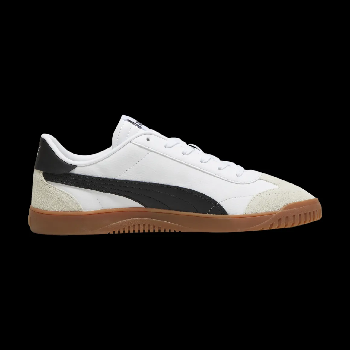Sneakers casual da donna bianche e nere Puma Club 5v5