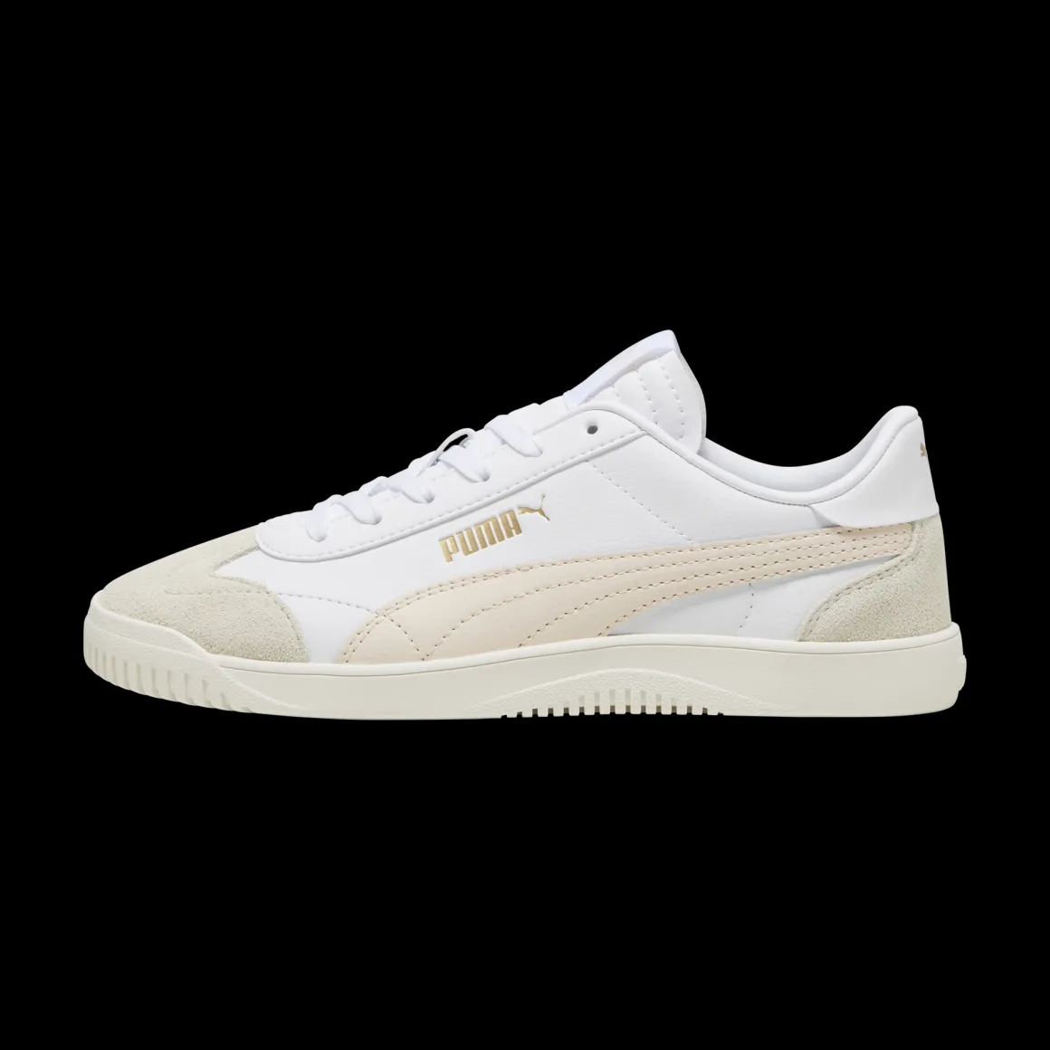 Sneakers casual da donna bianche e rosa Puma Club 5v5