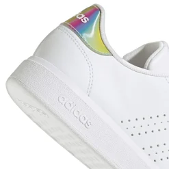 Sneakers casual da donna bianche con logo adidas Advantage base 2.0
