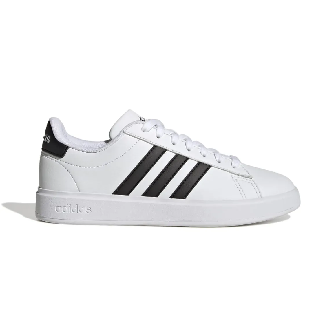 Sneakers casual da donna bianche con logo adidas Grand Court