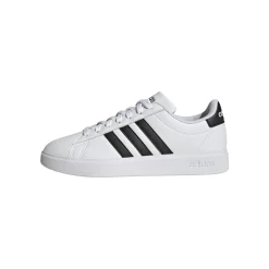 Sneakers casual da donna bianche con logo adidas Grand Court