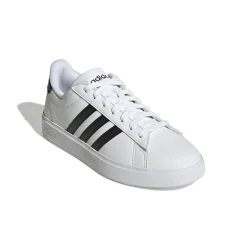 Sneakers casual da donna bianche con logo adidas Grand Court