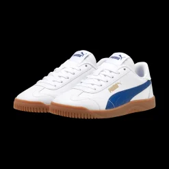 Sneakers casual da ragazzo bianche e blu Puma Club 5v5