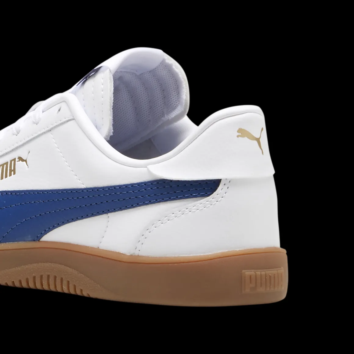 Sneakers casual da ragazzo bianche e blu Puma Club 5v5