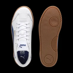 Sneakers casual da ragazzo bianche e blu Puma Club 5v5