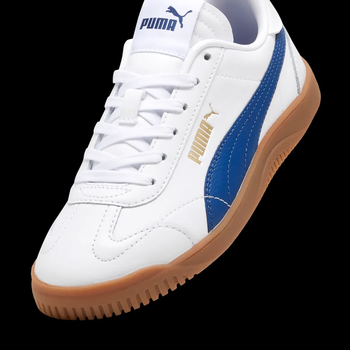 Sneakers casual da ragazzo bianche e blu Puma Club 5v5