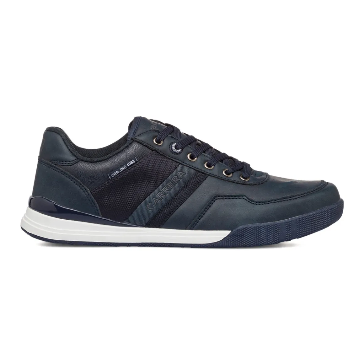 Sneakers casual da uomo blu con logo Carrera Jeans