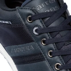 Sneakers casual da uomo blu con logo Carrera Jeans