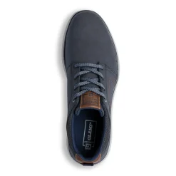 Sneakers casual da uomo blu con logo Glams