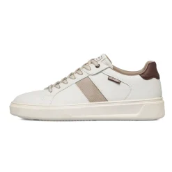 Sneakers casual da uomo bianche off white con logo Glams