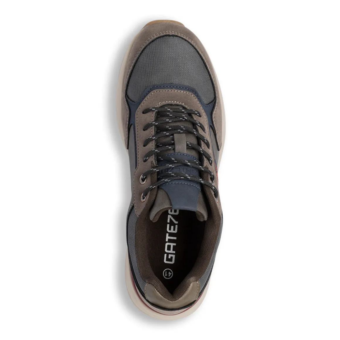 Sneakers casual da uomo grigio Gate 76