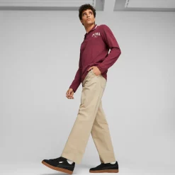 Sneakers casual da uomo in pelle scamosciata nere con logo Puma Smash 3.0