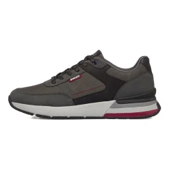 Sneakers casual grigie da uomo con logo Ducati