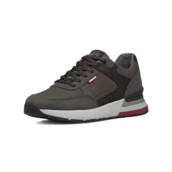 Sneakers casual grigie da uomo con logo Ducati