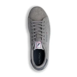 Sneakers casual grigie in tessuto da Uomo con logo Nautica
