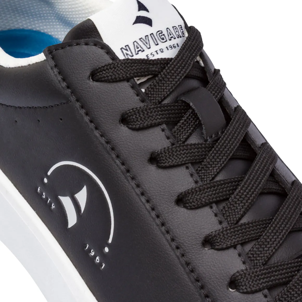 Sneakers casual nere da Uomo con logo Navigare