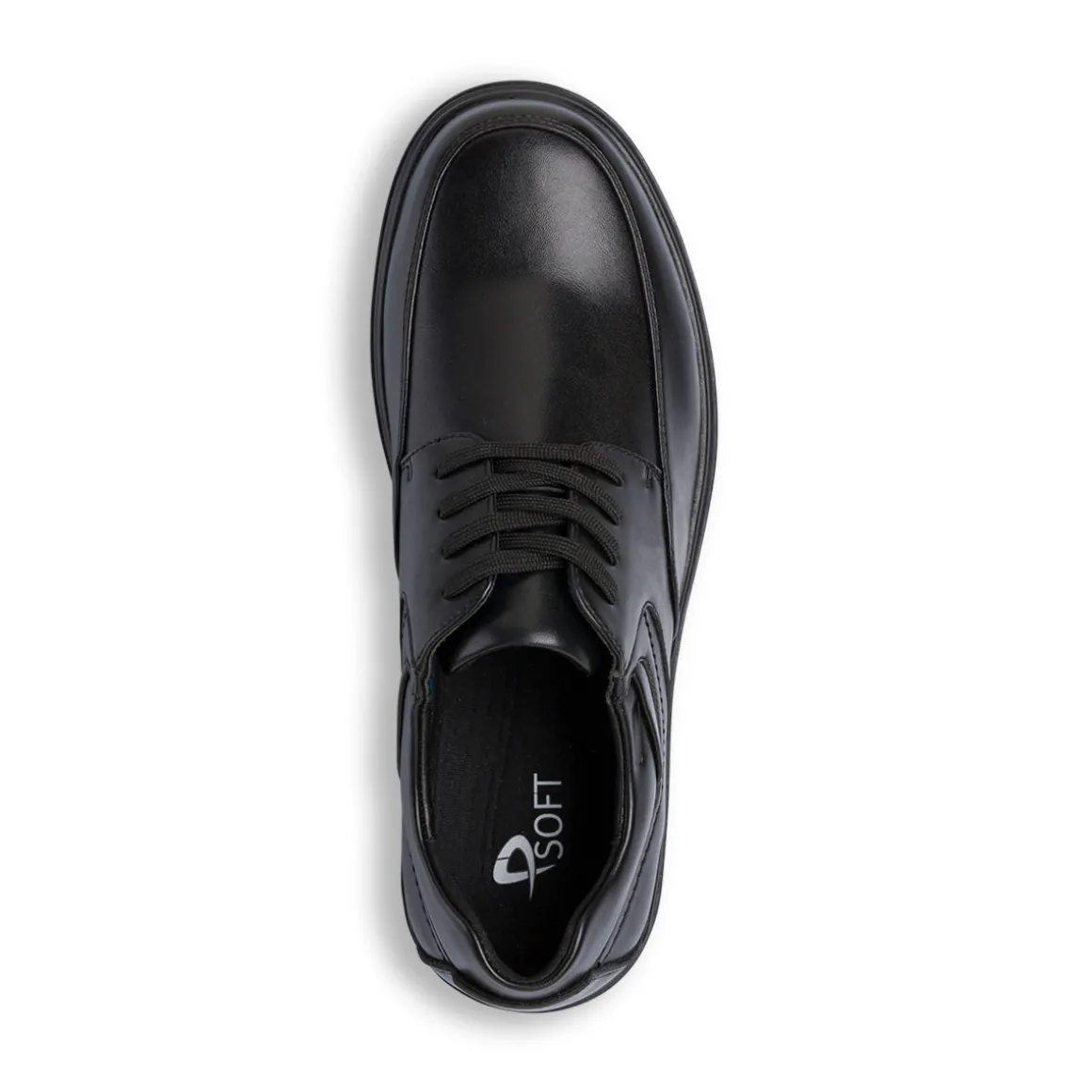 Sneakers comfort nere da Uomo con lacci P Soft