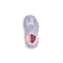 Sneakers con luci e strappo lilla da Bambina Unicorno